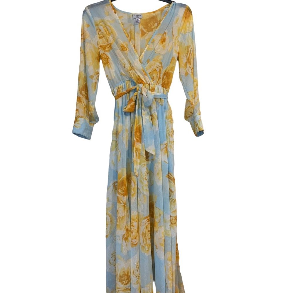 CHIFFON VESTIDO $ 15.00 TALLA 8 ALEXA B